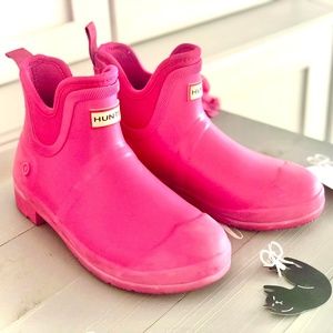 HUNTER rain boots, women's size 7